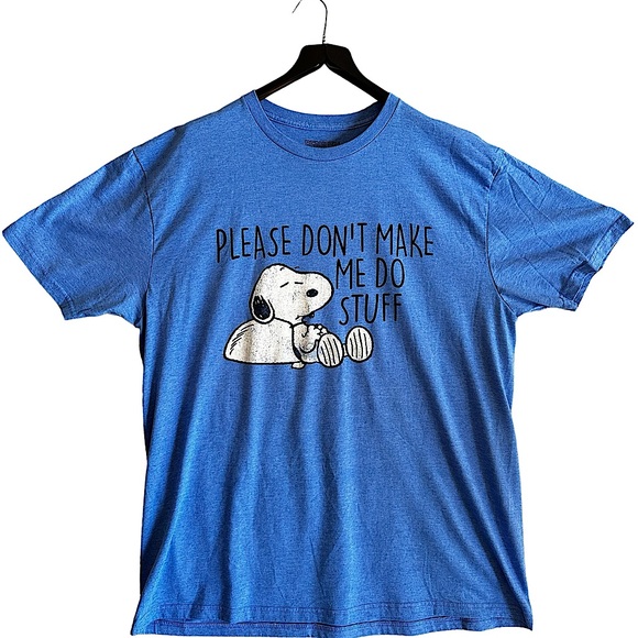 Peanuts Other - PEANUTS (PLEASE DON’T MAKE ME DO STUFF) T- SHIRT SZ XL